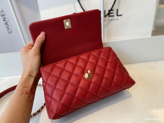 First Bag Ru HANDLE WITH BAG CHANEL TOP FLAP 0813